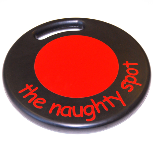 The Naughty Spot is tough, water resistant, light & portable. A safe, comfortable but conspicuous place to give your child “Time Out”.