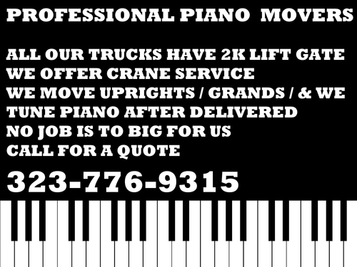 Piano Movers Los Angeles | 323-776-9315 
http://t.co/2eiS0XNoWB
