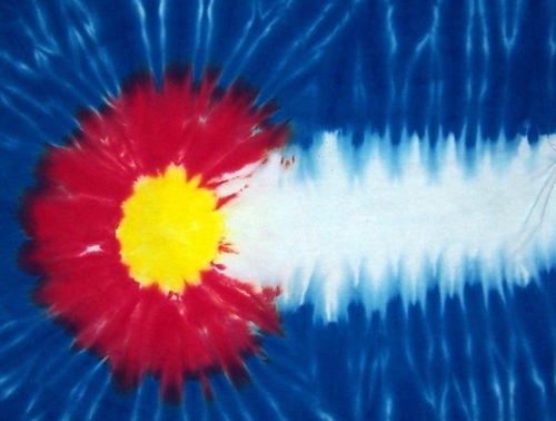 Weber's #Tie Dye is a Tie Dyed art business in #Parker #Colorado.  Shop our tie dye at True You in Parker. #local #hippie
#Colorado Flag