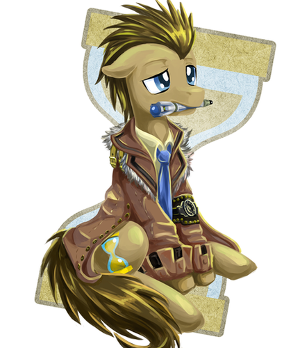 I've travelled all around the world(s) in my Tardis with my assistant(s). Never thought I would end up in a place like Ponyville. IT'S BRILLIANT HERE!!!