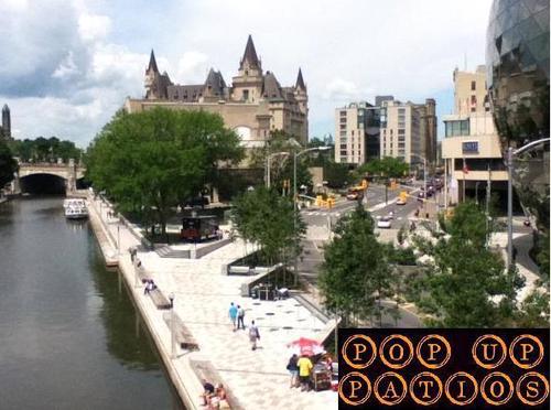 Licensed outdoor patio along the Rideau Canal shoreline with a view - showcasing Ottawa gourmet food trucks, local craft beer & wines. Thurs - Sat 5pm-midnight