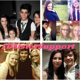 Two girls supporting the lovely sisters/girlfriends (and baby) of One Direction. If you follow, we love you. We follow back, just ask. :)