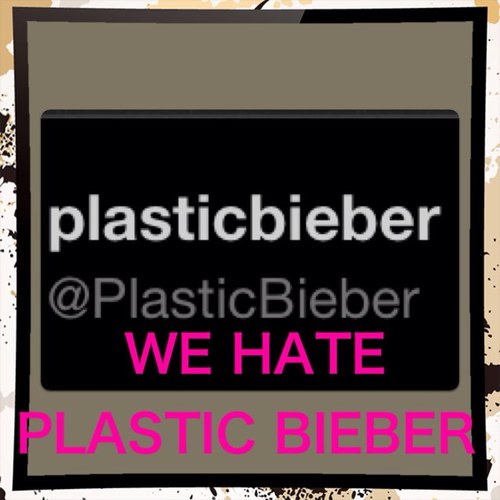 SucksPlastic's profile picture. we hate plastic bieber :( follow if u do to .... she is messed up ... *directioners* :) justin sucks cus he said 1D paid to win vma's:) run by two girls :)
