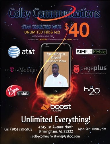COLBYCOMM's profile picture. Specializing in UNLIMITED pre-paid plans but we offer a multitude of products and services!