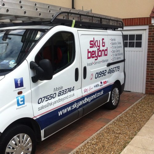 skyandbeyond's profile picture. Independent Family run Satellite and Aerial installers. All aspects of in-home entertainment covered. Please Call 0800 093 6723 or 07550 833744 for a quote.