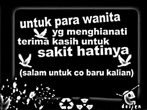 Jangan berubah hanya karena cinta. Jika dia tak bisa menerima kekuranganmu, dia tak pantas dapat yg terbaik darimu