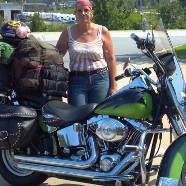 Riding my Harley - clears my mind, renews my soul.  Just passing through on borrowed time.