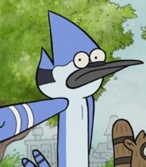 Hey Im Mordecai from Regular Show.I Slack,Play video games and of course work with my buddy Rigby.
