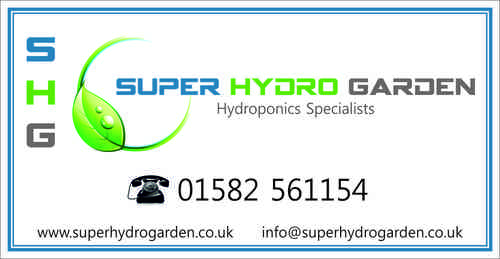 Super Hydro Garden. We specialise in hydroponics and horticultural equipment. Our aim is to educate and help people interested in this field.