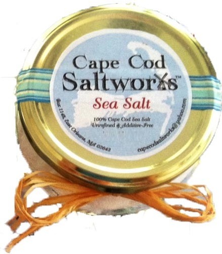 Cape Cod Saltworks Sea Salt harvests Cape Cod ocean waters to bring the briny taste of the sea to your table.
100% Natural sea salt from Cape Cod. Just salt!