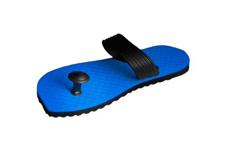 "The Flip without the Flop!"Swamisz unique toe plug and support strap allow you to walk relaxed and flip flop free, without needing to hold on.