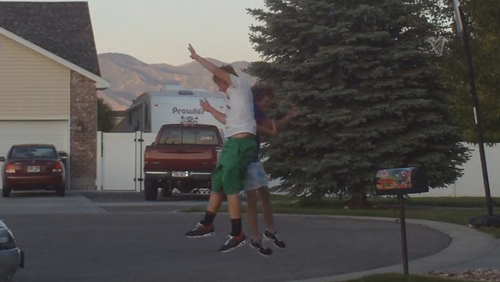 We are a group of High Schoolers that get really bored, and make amazing basketball trick shots, we also post them on Youtube check them out!!