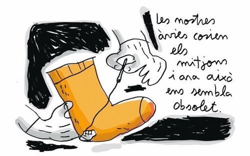 Si no tens res a dir CALLA i LLEGEIX. Si no tienes nada que decir CALLA I LEE. If you have nothing to say SHUT UP AND READ