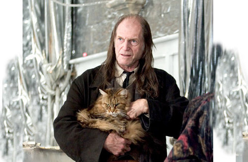 Argus Filch, lover to Mrs. Norris. If I catch a student out of bed I will personally string them up by their toes in the dungeons!
