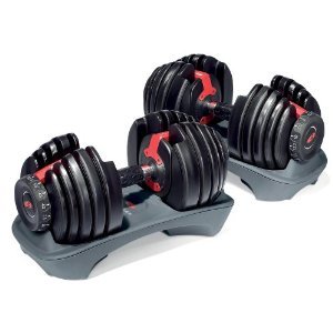 Build your arms up strong and big with adjustable dumbbells.