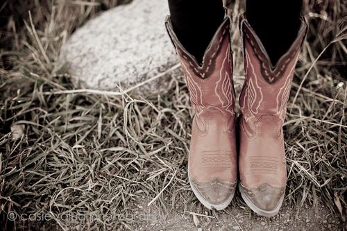 Pretty as a peach, tough as a boot. She's country down to her core.