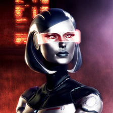 The Enhanced Defense Intelligence installed aboard @CmndrShepardN7's Normandy SR-2. Affectionately refered to as #EvilEDI by the crew. // RP