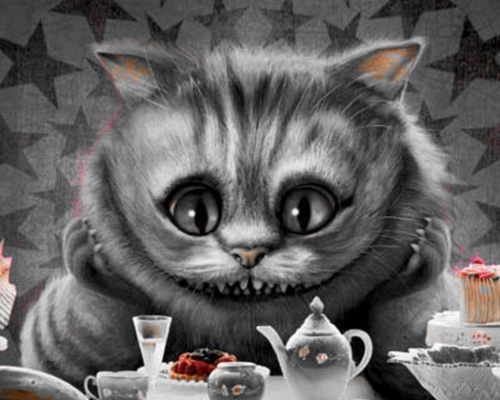cheshirenesscat's profile picture. a cat with a dream to smile as wide as the moon itself