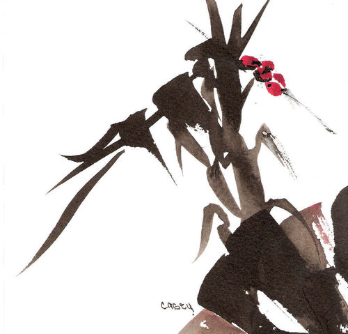 Art and Inspiration and Kindness. I am a contemporary sumi-e painter reaching beyond the limits of traditional ink painting and creating the sound of one hand.