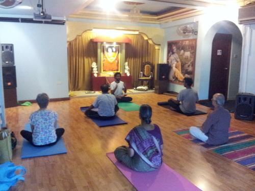 I'd like to introduce myself as a practitioner and proponent of Sri Rudra Yoga, which brings together Kalaripayattu techniques and Carnatic music along with tim