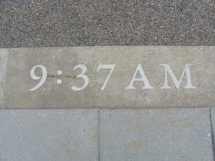 9:37 was the time that the terriost plane hit the Pentagon-we must never forget!!