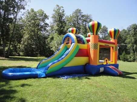 We are your complete source for party rentals. #Moonbounces, #Waterslides #Sno Cone #Cotton Candy #Popcorn #Tents #Tables and #Chairs.