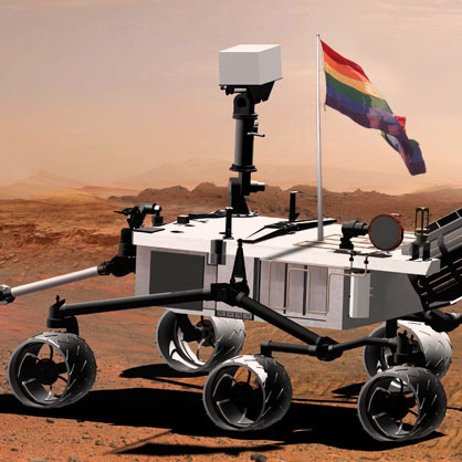 Just a happy little rover doing my best to find my place in the world. 
And by world I mean Mars.