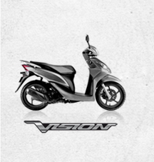 Let the Honda Vision scooter take you to the places and moments that make your life. Take on life, on two wheels.