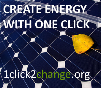 1click2change.org deploys solar energy plants and increases the use of clean, renewable sources of electricity through the use of our Crowd Clicks. program.