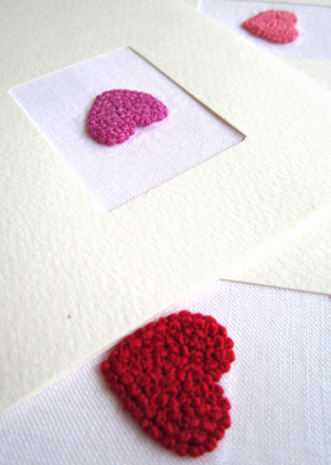 Hand-embroidered Greeting Card Lover Group, We tweet market update for greeting card.
