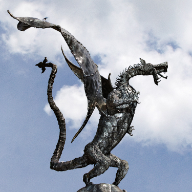 I'm Poplar a Welsh Duelling Dragon. Born of fire, my lair is in Flintshire, North Wales, which I share with an ever growing band of brothers.