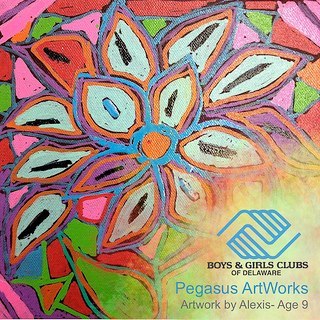 Pegasus ArtWorks is the statewide Arts program serving  @Bgclubsde - Tweeting at @pattianelson @youngatartbgc supported by @artsdelaware