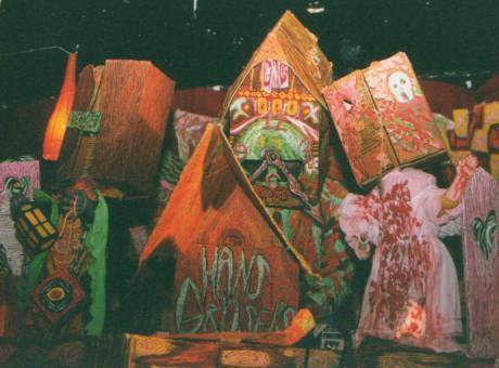 Stadtmusikanten von Schwartzen Wold-Woodies. Tanzer Tree Stumper Friends von Milchtoten. Der Futur ist Lumpenshlacht! Merry Schädelschlagernacht!