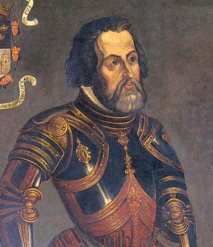 I was born in Spain,soldier,explorer,and a conqueror,I overthrew the aztec empire and win Mexico for the crown of Spain,I also was marquis del Valle de Oaxaca