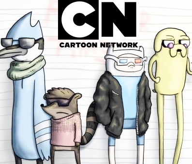 Fin,Jake,Mordecai & Rigby