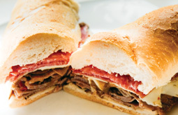 Deli on the Hill @ the corner of Edwards & Bischoff. Voted best MEATBALL sandwich in St Louis in 2012! Enjoy sandwiches, pizza, salsiccia, & More! 314-771-5707