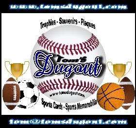 TomsDugout's profile picture. Tom's Dugout is a trophy and sports souvenier shop located in beautiful Santa Paula, CA.