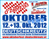 Oktoberfest7301's profile picture. Am 12. und 13. Oktober 2012 findet endlich wieder das Deutschkreutzer Oktoberfest statt. Heuer mit die LAUSER und die STOCKHIATLA!
http://t.co/xX42L0v8Ay