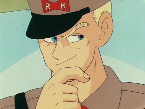 I'm a general of the red ribbon army.
I'm coo, I rule, I'm General Blue.