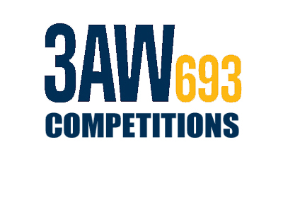 Be the first to know about the latest 3AW competitions and Outside Broadcasts for your chance to win fantastic prizes and join in on the fun!