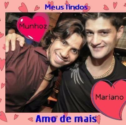 Eu tenho orgulho dos meu ídolos,pois eles são a base dos meus exemplos,a quem admiro e sigo sempre @Mariano_MeM e @Munhoz_Frango