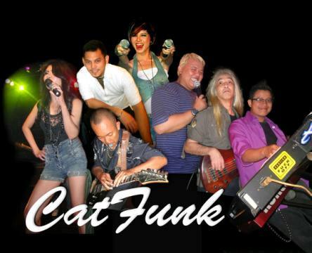 CatFunkBand's profile picture. This band consists of 1 male voc,2 female voc n 4 musicians.This Band will entertain u with RnB,ClassicRock,Alternative to TOP40,n Indo.Both Accoustic&Electric.