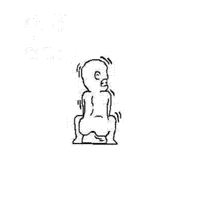 a human