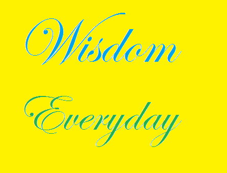 Inspiring the masses 
wisdomeveryday@gmail.com