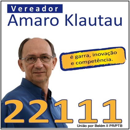 Pai, Cristão, Engenheiro Civil, Ex-Secretário de Transporte e Esporte, Gerente da Macrodrenagem e Candidato a Vereador de Belém, Número: 22111