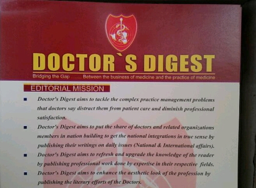 FOR MEDICAL FRATERNITY Aims to 1) Put share of the doctors&related organizations in nation building 2)Enhance the aesthetic look of the medical profession...
