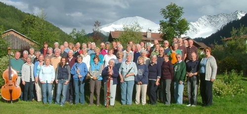 Music course combining playing & holiday in the beautiful village of Berwang. Recreated in the UK 16-20 august 2021 and back in the Austrian Tyrol summer 2022.