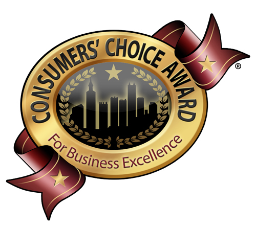 The Consumers' Choice Award promotes business excellence and represents local businesses that have earned the trust and respect of consumers.