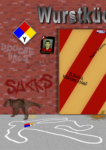 http://t.co/Gdz1iVoaSd displays multimedia evidence of the disruptive illegal use of an Artist in Residence loft by Wurstkuche Restaurant's republican Owners.