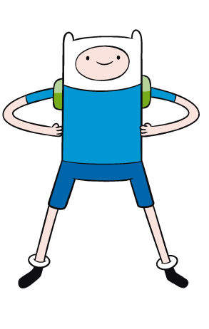 Hola soy Finn de Adventure Time